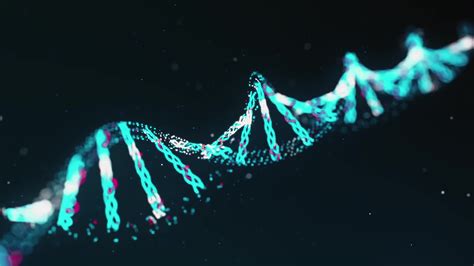 3d dna strand animation 3743174 Stock Video at Vecteezy