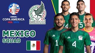 MEXICO Official Squad For Copa America 2024 Mexico Sq Doovi