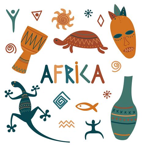 african clip art collection 13776179 Vector Art at Vecteezy