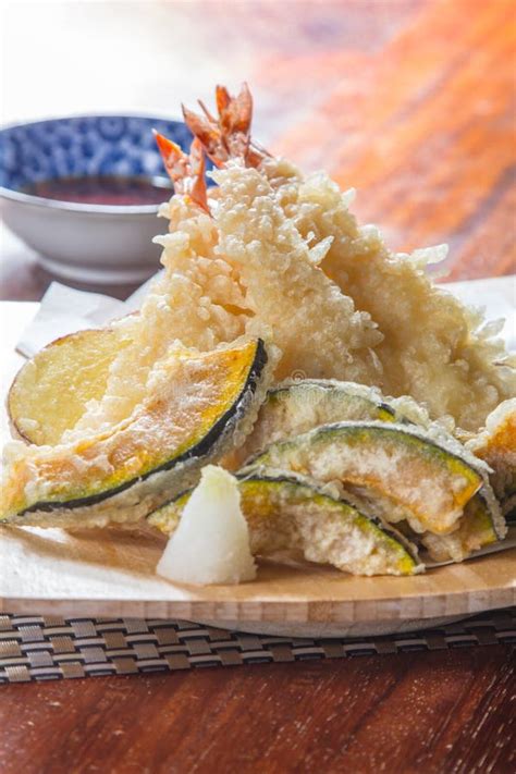 Traditional Japan Cuisine of Tempura Stock Photo - Image of cook ...