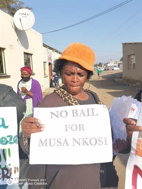 Sihle Mavuso On Twitter News Activists Are Protesting Outside Msinga