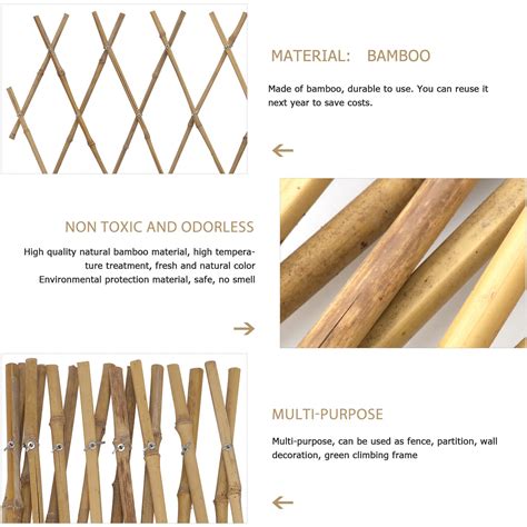 1Pc Anti-corrosive Yard Bamboo Fence Decorative Na... – Vicedeal