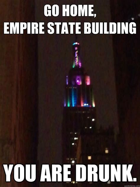 Rainbow Empire State Building memes | quickmeme