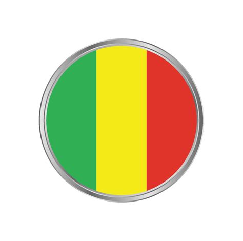 Drapeau Mali Avec Cadre En Cercle 4943929 Art Vectoriel Chez Vecteezy