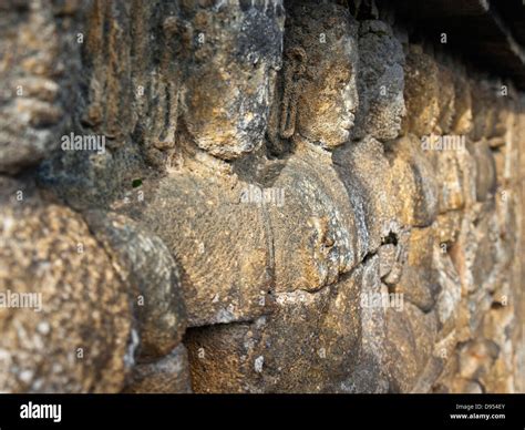 Borobudur temple reliefs detail Stock Photo - Alamy