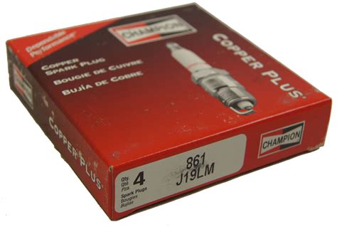 Champion Copper Plus Spark Plugs Box Of 4 New Old Stock J19LM 861