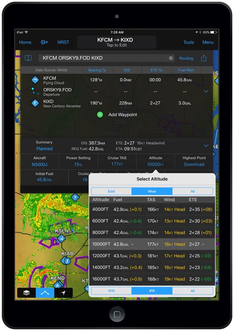 How To Use The New Pre Flight Planning Tools In Garmin Pilot Ipad