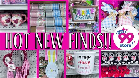 99 CENT ONLY STORE BROWSE WITH ME NEW EASTER FINDS AND VALENTINES