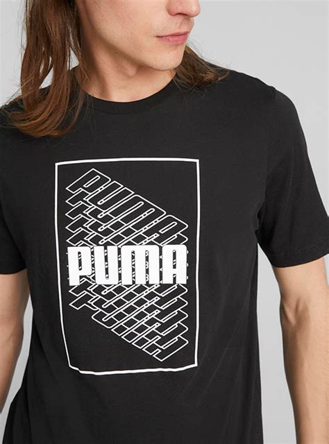 Ripley POLERA ALGODÓN HOMBRE PUMA WORDING GRAPHIC TEE 671744 01