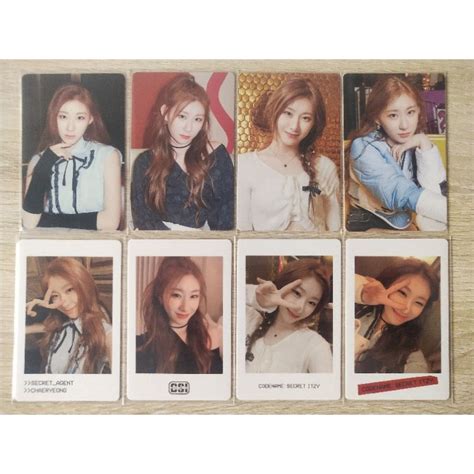 Itzy Yuna And Chaeryeong Codename Secret Itzy Csi Trading Card Tc Set