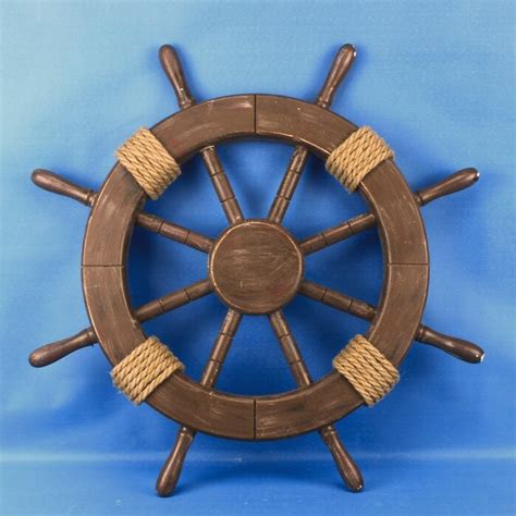 Ship Wheel Wall Decor Rosenice Wooden Ship Wheel Nautical Decor Wall ...