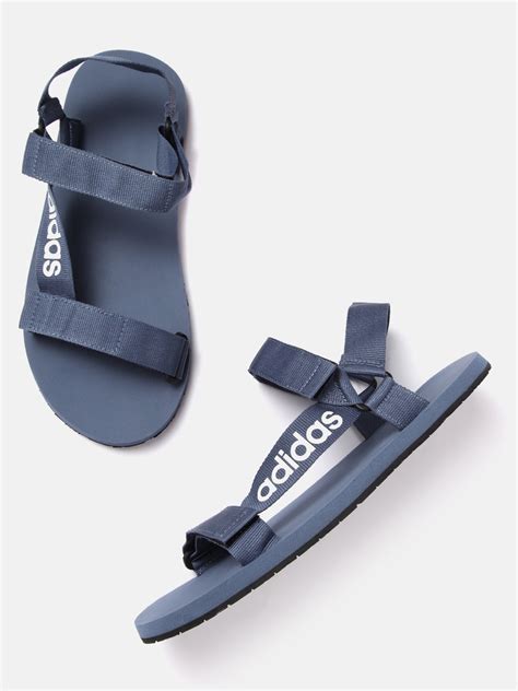 Buy Adidas Men Blue And White Brand Logo Print Traso Sports Sandals Sports Sandals For Men