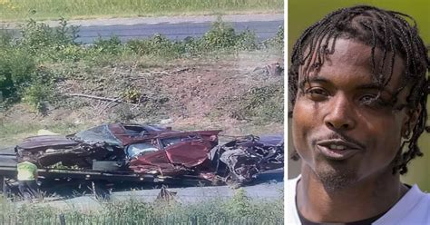 Khyree Jackson Wreck Pictured For First Time As Nfl Rookie Killed In 3