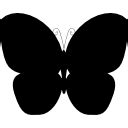 Free Icon Butterfly With A Heart On Frontal Wing On Side View