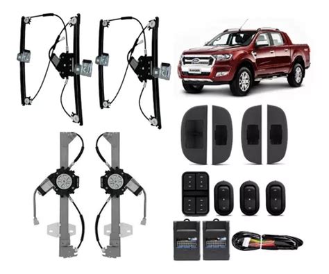 Kit Vidro Eletrico Ford Ranger 2012 2013 4 Portas Completo