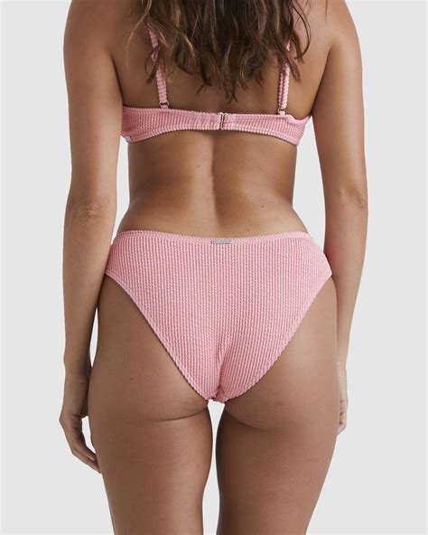 Billabong Summer High Bondi Pant Bikini Bottoms Flamingo Surfstitch