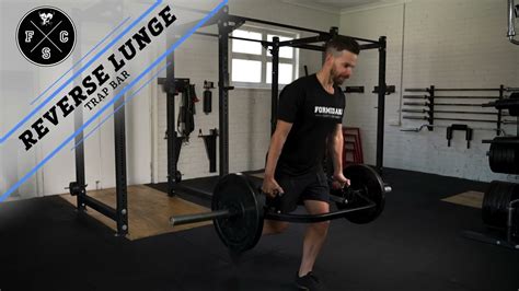 Reverse Lunge Trap Bar Youtube