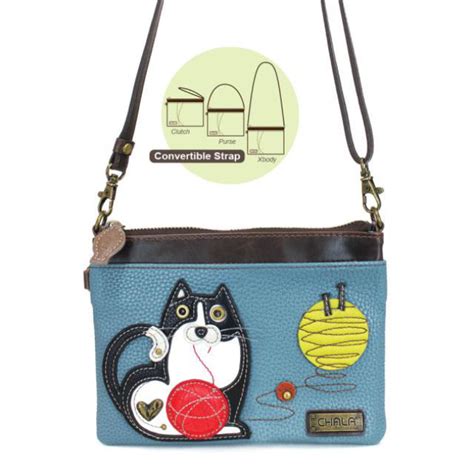 Chala Tuxedo Cat Crossbody Purse Enchanted Memories Unique Ts