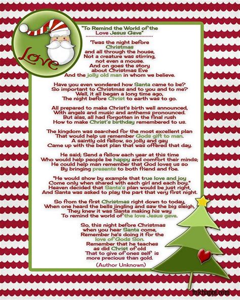 Free Printable Christian Christmas Poems | Free Printable