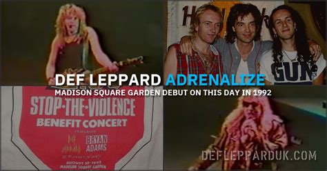 31 Years Ago Def Leppard Make Adrenalized Madison Square Garden Debut