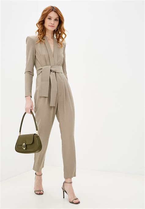 Комбинезон Rich Naked Ruth Jumpsuit цвет бежевый MP XW GC купить в интернет магазине