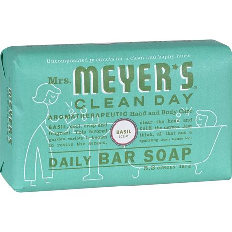 Mrs Meyer S Bar Soap Basil Oz New And Awesome Product