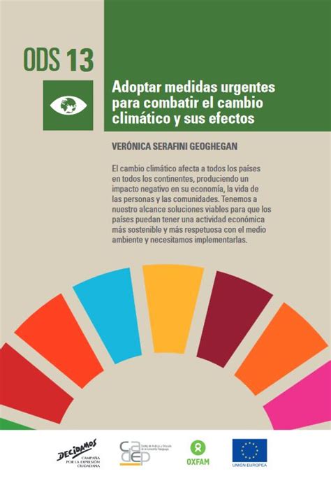 Adoptar Medidas Urgentes Para Combatir El Cambio Climático Y Sus