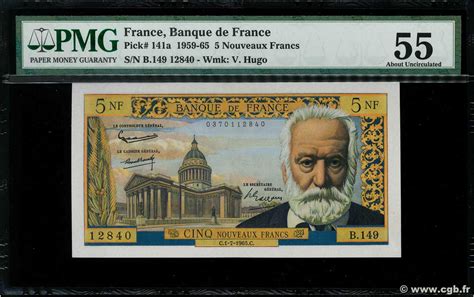 Nouveaux Francs Victor Hugo France F B Billets