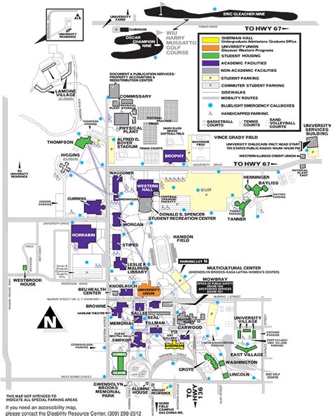 Campus Map - Web Version - About Western - Western Illinois University