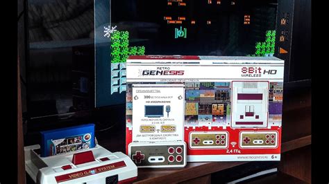 Обзор приставки Retro Genesis 8 bit HD Wireless - YouTube