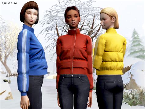 Chloem Down Jacket The Sims Catalog