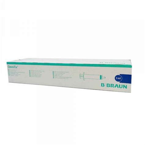 Jeringa B Braun Omnifix Ml De Cuerpos Luer Sin Latex Caja De