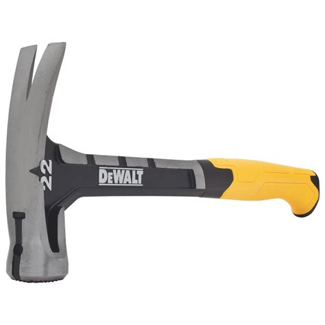 white cap dewalt  oz  piece steel hammer