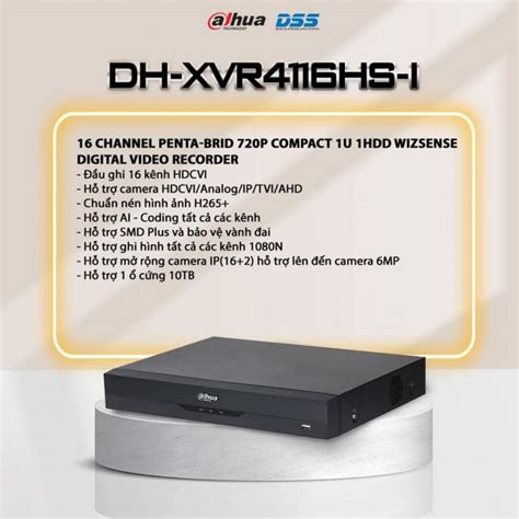 Đầu ghi hình Dahua DH XVR4116HS I 16 kênh HDCVI