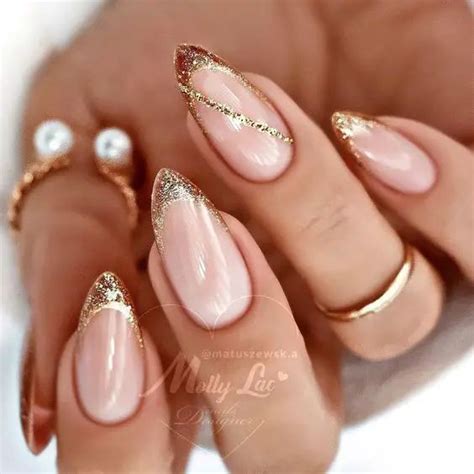 21 Best New Years Eve Nail Ideas Lauren Erro Золотистые ногти