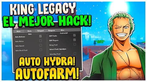 El Mejor H4ck De King Legacy Update 453 Autofarm Hydra Farm Devil Fruit Sniper Roblox