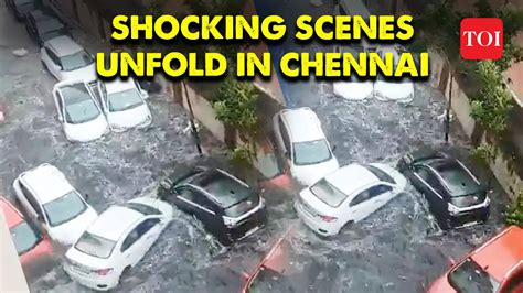 Watch Flood Like Situation In Chennai Cyclone Michaung Wreaks Havoc