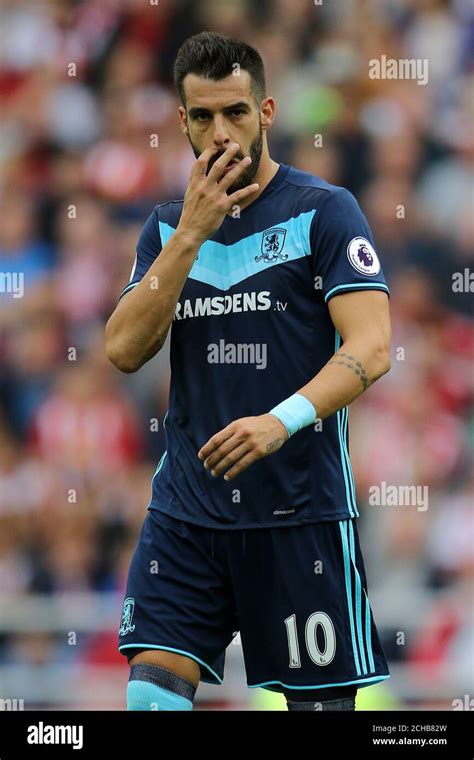 Middlesbrough S Alvaro Negredo Stock Photo Alamy