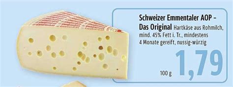 Schweizer Emmentaler Aop Das Original Angebot Bei BUNGERT