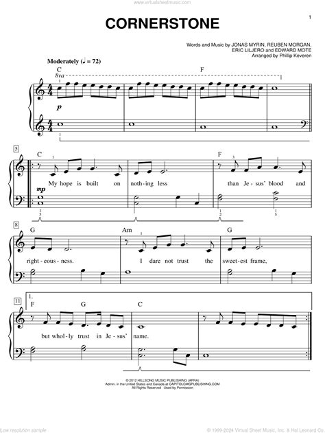 Lyrics For Cornerstone By Hillsong 5