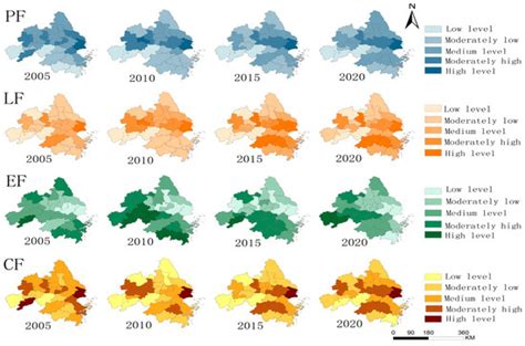 Sustainability Free Full Text Spatiotemporal Distributions Of