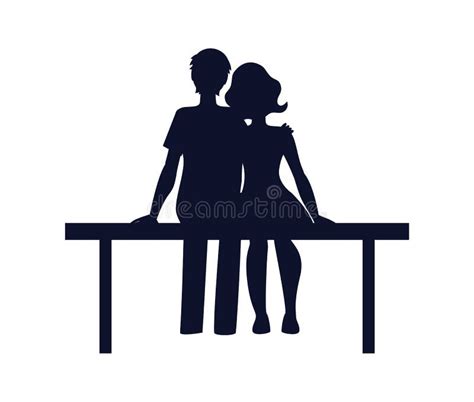 Couple Bench Silhouette Stock Illustrations 961 Couple Bench Silhouette Stock Illustrations