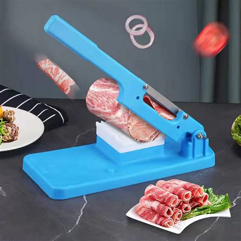 Manual De Mesa Slicer Carneiro Rolos Cortador De Carne Dupla Purpose