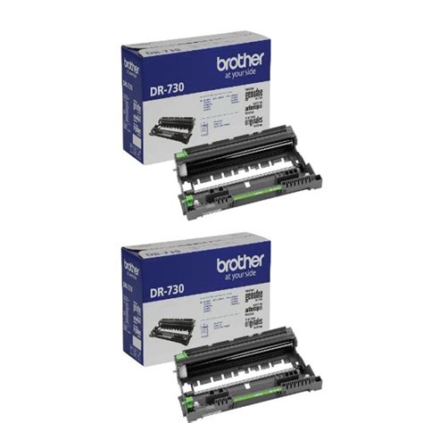 2x Original Brother DR730 Genuine Drum Unit OEM Product In Retail Box