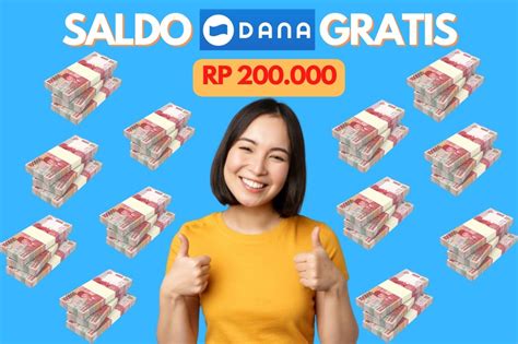 MENGGIURKAN Dapat Saldo DANA Gratis Hari Ini Rp200 Ribu