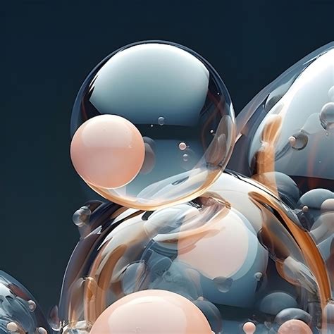 Premium Ai Image Abstract Water Drop Background Bubble Background