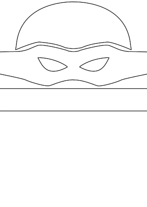 Need a Ninja Turtle Mask Template? Here's a free template! Create ready ...