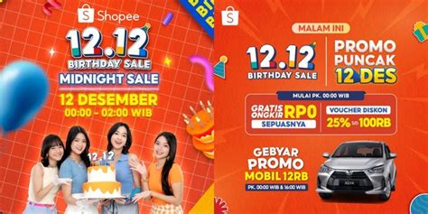 Promo Besar Besaran Puncak Shopee 12 12 Birthday Sale Sajikan