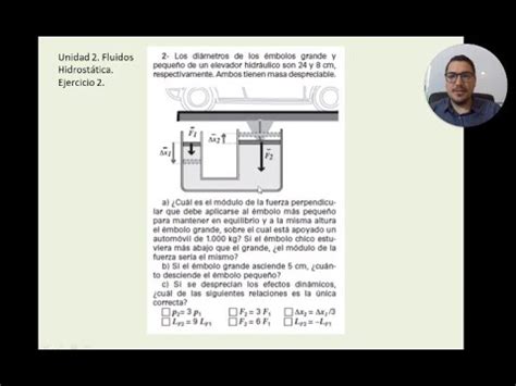 Biofísica 53 CBC EJERCICIO 2 UNIDAD 2 FLUIDOS HIDROSTÁTICA