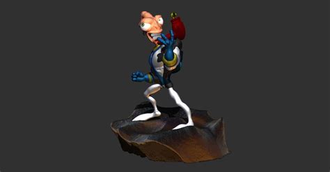 Descargar Archivo Stl Earthworm Jim Sculpture • Objeto Imprimible En 3d